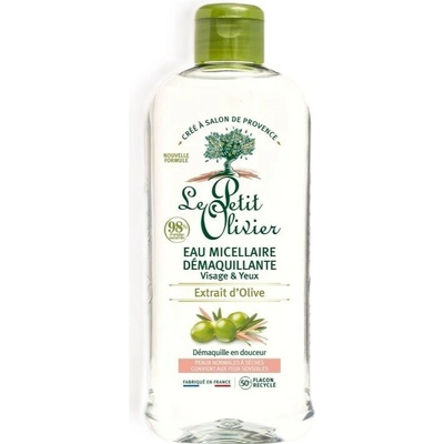 Le Petit Olivier čistiaca micelárna voda s olivovým olejom (Micellar Water Make-Up Removing) 400 ml