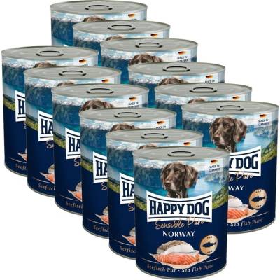 Happy Dog Lachs Pur Norway losos 12 x 800 g