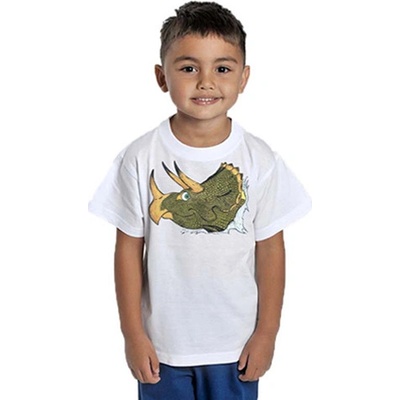 Divja tričko pre deti Triceratops