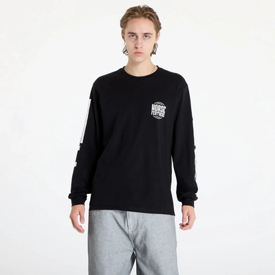 Triko Tall Typo LS black