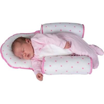 Sevibaby Възглавничка за спане на страни с ергономична възглавничка 2 в 1 Цвят РОЗОВА (33-2)