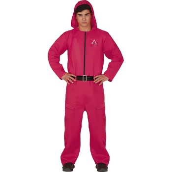 Fiestas Guirca Мъжки костюм Squid Game - Триъгълник пазач Размер - Възрастни: XL