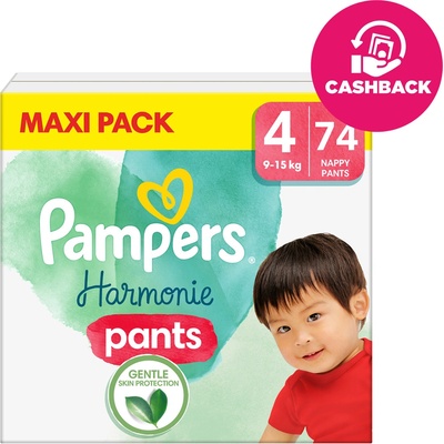 Pampers 2x Harmonie Pants 4 74 ks