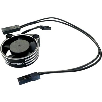 H-Speed ventilátor pr. 30 mm hliníkový kulatý