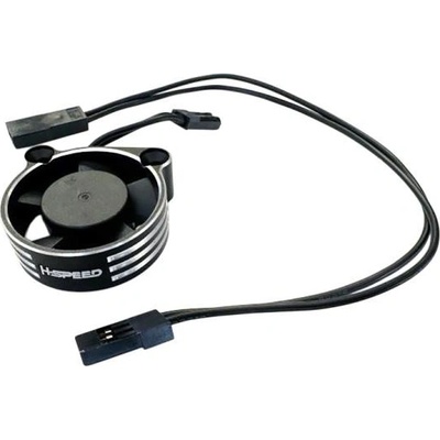 H-Speed ventilátor pr. 30 mm hliníkový kulatý