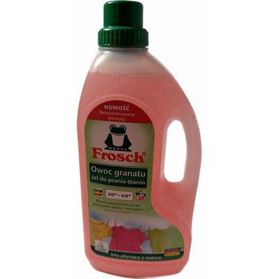 Frosch tekutý prací přípravek na barevné prádlo Granátové jablko 1500 ml