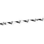 Mexen закачалка за кърпи с шест държача, хром - 709166-00 (709166-00)