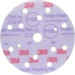 3M 260L Hook-it Фин шлифовъчен диск, 15 отвора 3M 260L Hook-it Фин шлифовъчен диск, 15 отвора, P800, диаметър 150 mm (51155) (7100123753)