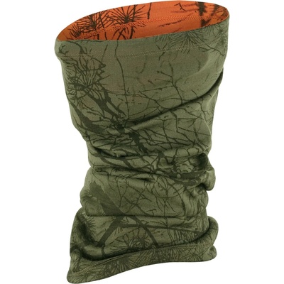 Fjällräven Lappland Neck nákrčník geen camo/orange multi camo