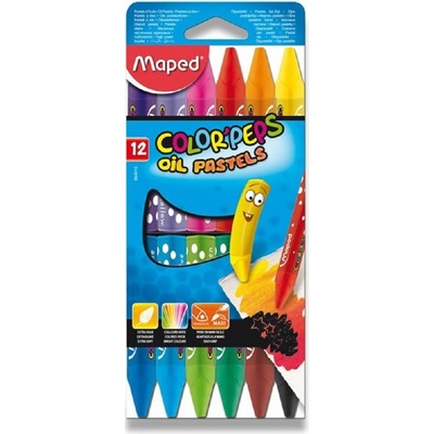 Maped Olejové pastely Color´Peps 12 ks