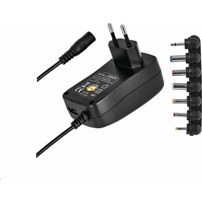 Emos UNIVERZÁLNÍ NAPÁJECÍ ZDROJ 3-12V/1.500mAh 1703150021 - Univerzálny pulzný USB napájací zdroj 1500 mA s hrebienkom