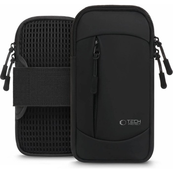 Tech-Protect Универсален спортен калъф с лента за ръка от Tech-Protect M6 - Черен (5906302375707)