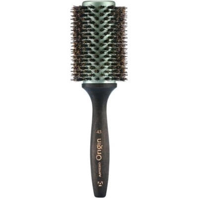 Artero Професионална четка за коса Artero - Origin, естествен косъм, 43 mm, черна/синя (K613)