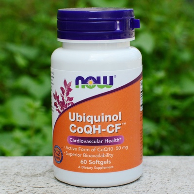 Now Foods Ubiquinol CoQH-CF Kaneka 50 mg 60 softgel kapsúl