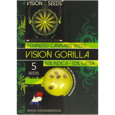Vision Seeds Vision Gorilla semienka neobsahujú THC 3 ks