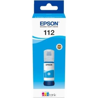 Epson 112 EcoTank Оригинално мастило (циан) (oei c13t06c24a-112 14254)