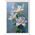 Styler Печатна картина с включена рамка 56x75 cm Lilies - Styler (OB-15072)