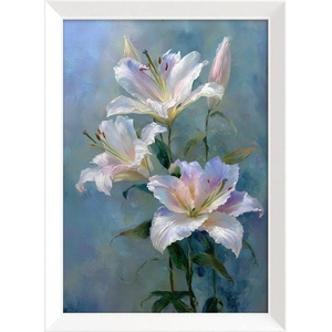 Styler Печатна картина с включена рамка 56x75 cm Lilies - Styler (OB-15072)