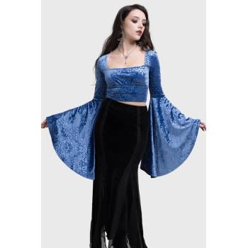 KILLSTAR дамска тениска с дълъг ръкав (топ) KILLSTAR x CORPSE BRIDE - Whimsy Flutter - Син - KSRA012405