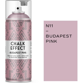 COSMOS LAC СПРЕЙ БОЯ ТЕБЕШИРЕНА chalk efefect 400мл 11 budapest pink (06510)
