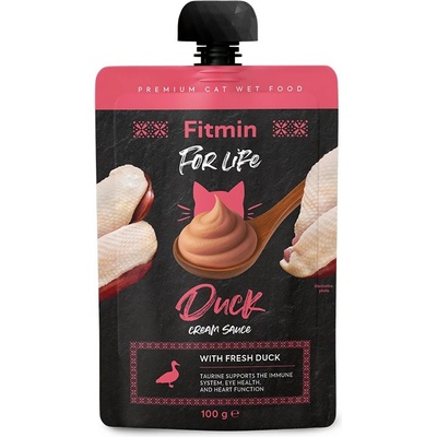 Dibaq Fitmin For Life Cream sauce кремообразно патешко пауче за котки 100 g