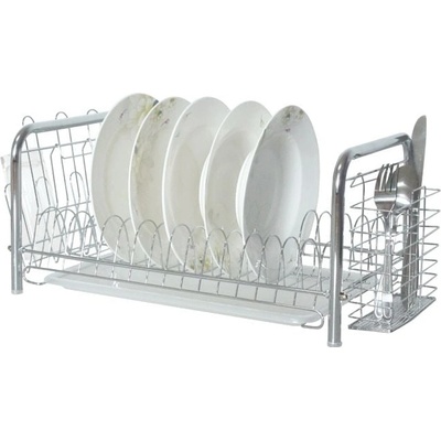 Elekom Сушилка за съдове ЕК-615c, Един ред, Органайзер за прибори, Тавичка за оттичане (ek-615c)