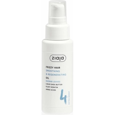Ziaja Plant Essentials Baobab Leaves vyhladzujúci olej pre kučeravé vlasy 50 ml