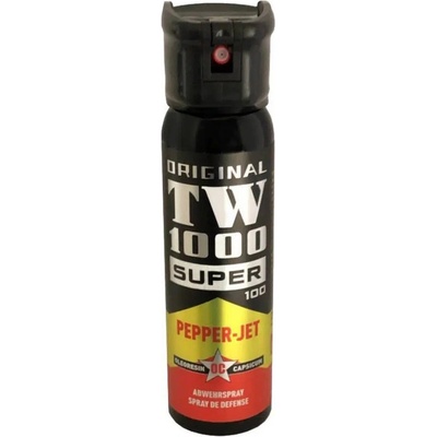 TW1000 Pepřový sprej Jet Super s pojistkou a pružinovým vyklápěcím uzávěrem 100 ml