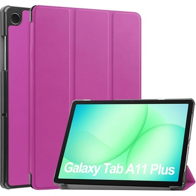 Vsetkonamobil 127695 LEATHER Zaklápací kryt pre Samsung Galaxy Tab A11+ fialový