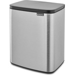 Brabantia Кош за смет Brabantia Bo Small 12L, Matt Steel Fingerprint Proof (1006638)