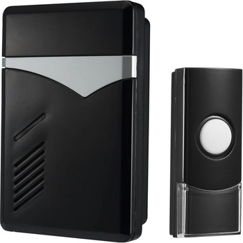 Commel Безжичен звънец ЧЕРЕН LED 36 мелодии 70dB 300 метра - C411-108 (C411-108)