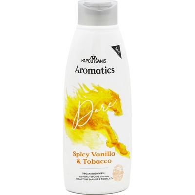 Papoutsanis Aromatics sprchový gél Dare Vanilka a tabak 600 ml