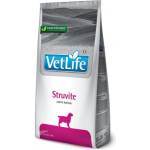 Farmina Vet Life Struvite - пълноценна диетична храна за кучета, за разтваряне на струвитни камъни и рецидивиращото им образуване, с подкисляващо действие върху урината - 12 кг, Италия - PVT120003S