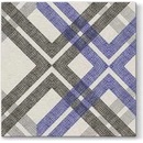 PAW servítky L Stylish Check Dark Blue 40x40cm