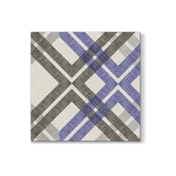 PAW servítky L Stylish Check Dark Blue 40x40cm