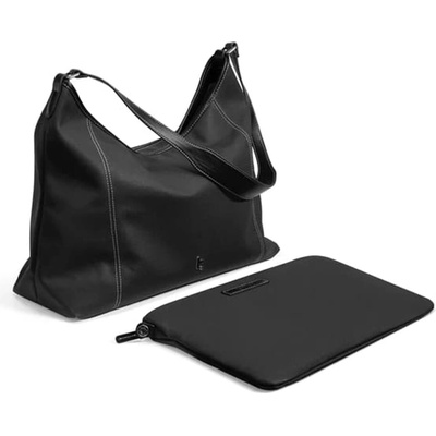 Tomtoc Laptop Tote Bag (T28M1DV) - with Attachable Laptop Sleeve 14L, 14"- Black