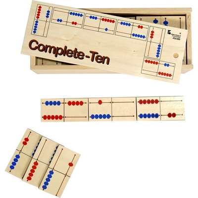 Školské domino Počítame do desať, 36 kariet