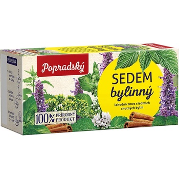 Popradský bylinný čaj Sedem bylinný 30 g