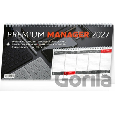 NOTIQUE Stolový Premium Manager 32 x 16 cm 2027