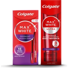 Colgate Max White Set Overnight serum + Multiprotect pasta 50 ml