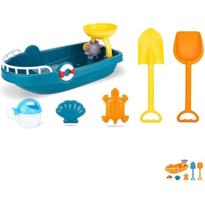Raya Toys Комплект играчки за пясък Raya Toys Лодка, 6 части