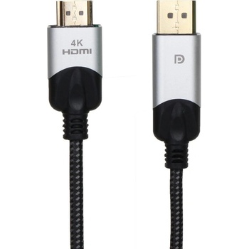 VCOM Кабел VCom CG608M, от DisplayPort(м) към HDMI(м), 4K@60Hz, 1.8m, черен (CG608M)
