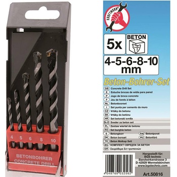 KRAFTMANN 50816 Sada vrtákov do betónu 5 ks.