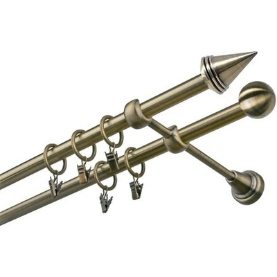 HEBR Garnýž Hrot mosaz dvojitá 320 cm