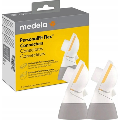 Medela 2x Konektor PersonalFit Flex Solo Swing Maxi bílý