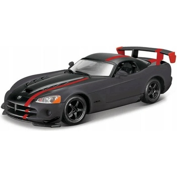 Bburago Dodge Viper SRT10 ACR šedá / černá BB22114GY 1:24