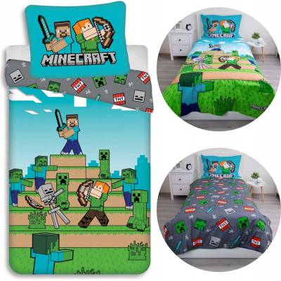 Jerry Fabrics Obliečky bavlna Minecraft We Got This 140x200 70x90