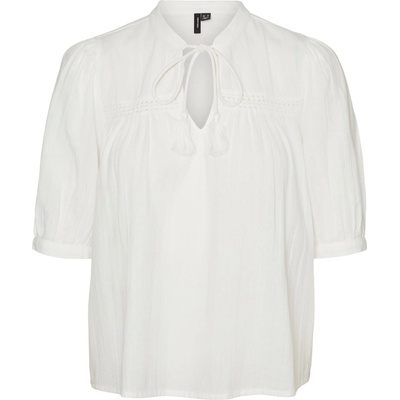 VERO MODA Блуза 'Pretty' бяло, размер XL