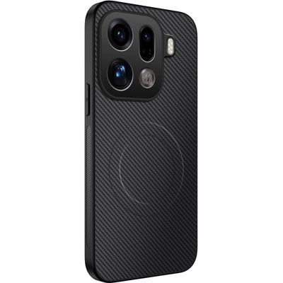 WLF gelový obal s pevnými zády a MagSafe na Oppo Find X9 Pro 5G černý