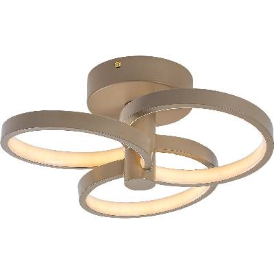 Rábalux 71400-LED Димируема таванна лампа ISIDORA 32W/230V 3000-6500K Ø31 см бежова + дистанционно управление (RL71400)
